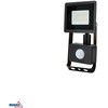 Bemko Kafler LED SMD prožektorius KASTEL 10W 4000K 800LM IP65 juodas piro