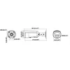 Hikvision DS-2CD2T126G3-IS2UY/SL(2.8)eFBLACK 12MP „Acusense“ tinklo kamera su blykste ir garsiniu įspėjimu