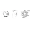 Hikvision DS-2CD1383G2P-LIUF/SL(2mm) Kkamera jungiama į tinklą typu Turret 8 MP Smart Hybrid Light