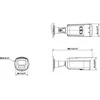 HIKVISION camera DS-2CD2T83G2-LIS2U/SL juodas