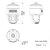 Hikvision DS-2DE7A432IWG-EB/SL IP kamera, 4 megapikselių, PTZ, „AcuSense“, 32 kartų priartinimas, IR200 m