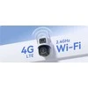 Imou AOV PT KIT 3K 5MP + 5MP 4G Wi-Fi IP stebėjimo kamera + saulės baterija - IPC-SA70F-10M0T2-EU/FSP008