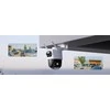 „Imou Cruiser Dual 2 Pro“ 8 MP, spalvota naktinio matymo „Wi-Fi“ IP kamera, 4+4 MP, 355 laipsnių pasukimas ir 90 laipsnių pakreipimas, 1/2,9 colio CMOS, H.265/H.264, „micro SD“ (512 GB), 30 kadrų per sekundę 1620 pikselių vaizdo kokybė, 3,6 mm fiksuotas objektyvas, naktinio matymo atstumas iki 30 m, 8 kartų priartinimas, 1xRJ45, mikrofonas ir garsiakalbis.