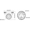 KAMERA IP KENIK KG-5430DAS-ILD-V2 (2,8 mm)