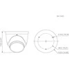 Dahua IP kamera HDW3549HP-AS-PV. 5MP FULL-COLOR. IR LED pašvietimas iki 30m. 2.8mm 97°. SMD, IVS