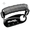 Karabińczyk su kablem Master Lock 1551EURDBLK