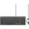 Klaviatūra su laidu Unitek SlimTap USB-C/USB-A
