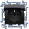 Kontakt Simon GN.1-KR.Z/U IP44 PLN.Juodas SIMON10