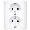 Kontakt-Simon Simon 54 Dvivietis Schuko trikampio lizdas su apertūra Skandinavijos 16A 250V