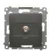 Kontakt-Simon SAT antracito antenos lizdas - DASF1.01 / 48