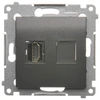 Kontak Simon Kontakt Simon DGHDMI.01/48 Simon 54 Lizdas HDMI antracito DGHDMI.01/48