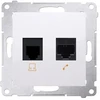 Kontak Simon UŽBAIGIMO LIZDUKAS RJ-45 + RJ-12 D5T.01/11-SIMON54