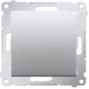 Kontakt-Simon Vieno mygtuko Simon 54 ištikimi 16AX 250V sidabrinis kilimėlis (DP1A.01 / 43)