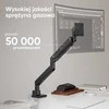 ONKRON G130-B Pasukamas ir pakreipiamas stalo laikiklis 17–57 colių monitoriams, maks. 27 kg, su rotacija, juodas