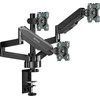Laikiklis ONKRON Triple Monitorius Desk Mount Stand for 13-32-Inch LCD LED Screens iki 8kg, Juodas