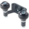 Laikiklis PSG 60.023.7016 60 mm viršus stumdomiems vartams (2 ritinėliai) antracito spalvos RAL7016