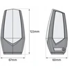 Lampa ostrzegawcza Motorline MP205 oranžinė LED 12-230V su laikikliu (001PLM10918012)