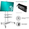 Laikiklis Mobilus TV stovas 50"-83" iki 90 kg ONKRON TS1881 Baltas