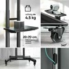 Laikiklis Mobilus televizoriaus stovas 40"-70" iki 45 kg ONKRON TS1551 juodas