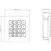 KLAVIATŪROS MODELIS VTO4202FB-MK Į VTO4202FB-P-S2 MODULĮ DAHUA