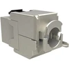 Solarix Samořezný Keystone CAT6A STP SXKJ-10G-STP-RAL-SA, RAL FIT modulis, GROUND LOCK, komponento lygis 4PPoE