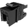Modulis Keystone szybkozaciskowy narzędziowy SOLARIX Cat.6 UTP RJ45 juoda