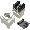 Modulis Keystone greito atjungimo įrankis SOLARIX Cat.6 STP FTP RJ45 sidabrinė