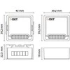 Tuya – vieno kanalo mini relė – ZigBee – Android/iOS programa – OXT T261