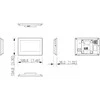 Dahua IP domofono monitorius 7 colių, PoE, veikia tik SIP protokolu, Wi-Fi, juodas