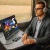 Zenwire Nešiojamas USB-C monitorius su „Full HD 1920x1080 IPS HDR HDMI“ 15,6 colių nešiojamajam kompiuteriui