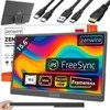 Zenwire Nešiojamas USB-C monitorius su „Full HD 1920x1080 IPS HDR HDMI“ 15,6 colių nešiojamajam kompiuteriui