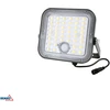 NAŚWIETLACZ SOLARNY LED BEMKO SOLPAR 10W 1500LM 3000/4000K IP65 JUODA CZ. PIR