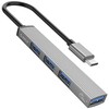 Orico Hub USB-C, USB-A 5Gbps, 3*USB-A 2.0, alumini