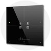 GRENTON SMART PANEL/ 4 TOUCH AREA/ OLED DISPLAY/ TF-BUS/ Juodas GLASS FRONT