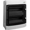 PLASTIKINIS MONTAVIMO KORPUSAS Pavirštinio montavimo IP65, 2X12 moduliai. 19 kabinos NOARK 110685