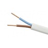 Elektros laidas plokščias YDYp 450/750V 2x1.5mm2 ELEKTROKABEL baltas 100m