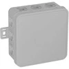 Tuščia ant paviršiaus montuojama dėžutė su 12 įvadų VIPLAST V7 click Pilkas IP54 100x100x41mm 037-03