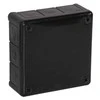 Tuščia ant paviršiaus montuojama dėžutė su 12 įvadų VIPLAST VP-51 Juodas IP55 118x118x46mm 051-05