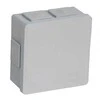 Tuščia ant paviršiaus montuojama dėžutė su 6 įvadais VIPLAST VP-02 click Pilkas IP55 86x86x40mm 002-03