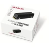 AXAGON CLR-M2XT pasyvus - M.2 SSD, 80 mm SSD, ALU korpusas, silikoninės šiluminės pagalvėlės, aukštis 20 mm