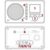 Radio Ferguson Regent i200s (Juodas) (Spotify, DAB, FM, USB, AUX IN, Bluetooth)