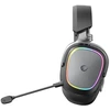 Ausinės su mikrofonu Rampage RETSU Juodos/Pilkos Belaidės 2.4G Bluetooth