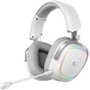 Ausinės su mikrofonu Rampage RETSU Baltos/Pilkos Belaidės 2.4G Bluetooth