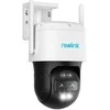 Reolink 4K „Wi-Fi 6“ dviejų objektyvų apsaugos kamera | „TrackMix“ serija W760 | PTZ | 8 MP | 2,8 mm / F1.6 | IP65 | H.264, H.265 | „Micro SD“, maks. 512 GB