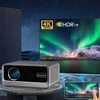 Projektorius „Android Google TV FULL HD 4K“ 39000lm Nešiojamas išmanusis „WiFi Zenwire G60“