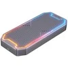 UNITEK USB-C M.2 SSD NVME/SATA išorinis korpusas, 10Gbps, RGB