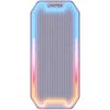 UNITEK USB-C M.2 SSD NVME/SATA išorinis korpusas, 10Gbps, RGB