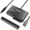 Saugojimo prijungimo stotis – Unitek S1232A01-EU 1x SATA III 2,5"/3,5" 1x M.2 SATA / NVMe USB-C 10Gbps