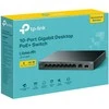 Šakotuvas TP-LINK | 10 prievadų Gigabit Desktop Switch su 8 prievadų PoE+ | LS1210GP | Nevaldomas | Darbalaukis