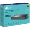 Šakotuvas TP-LINK | 10 prievadų Gigabit Desktop Switch su 6 prievadų PoE+ ir 2 prievadų PoE++ | TL-SG1210PP | Nevaldomas | Darbalaukis
